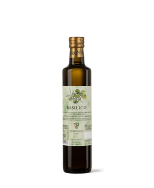 Olivenöl mit Basilikum