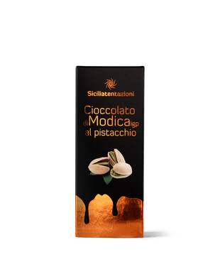 Cioccolata di Modica al Pistacchio