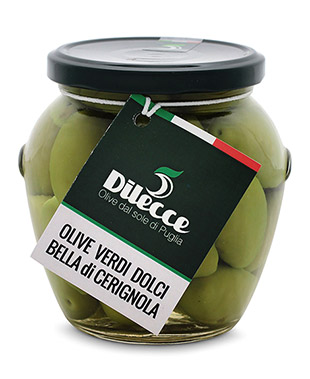 Süsse grüne Oliven