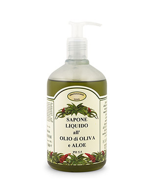 Sapone Liquido all'Oliva ed Aloe