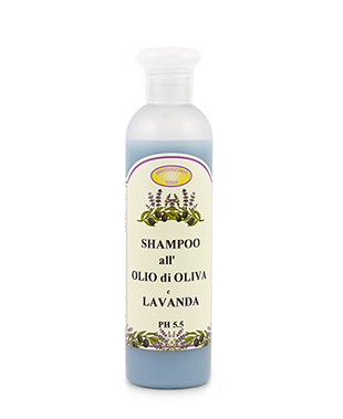 Shampoo mit Olivenöl und Lavendel
